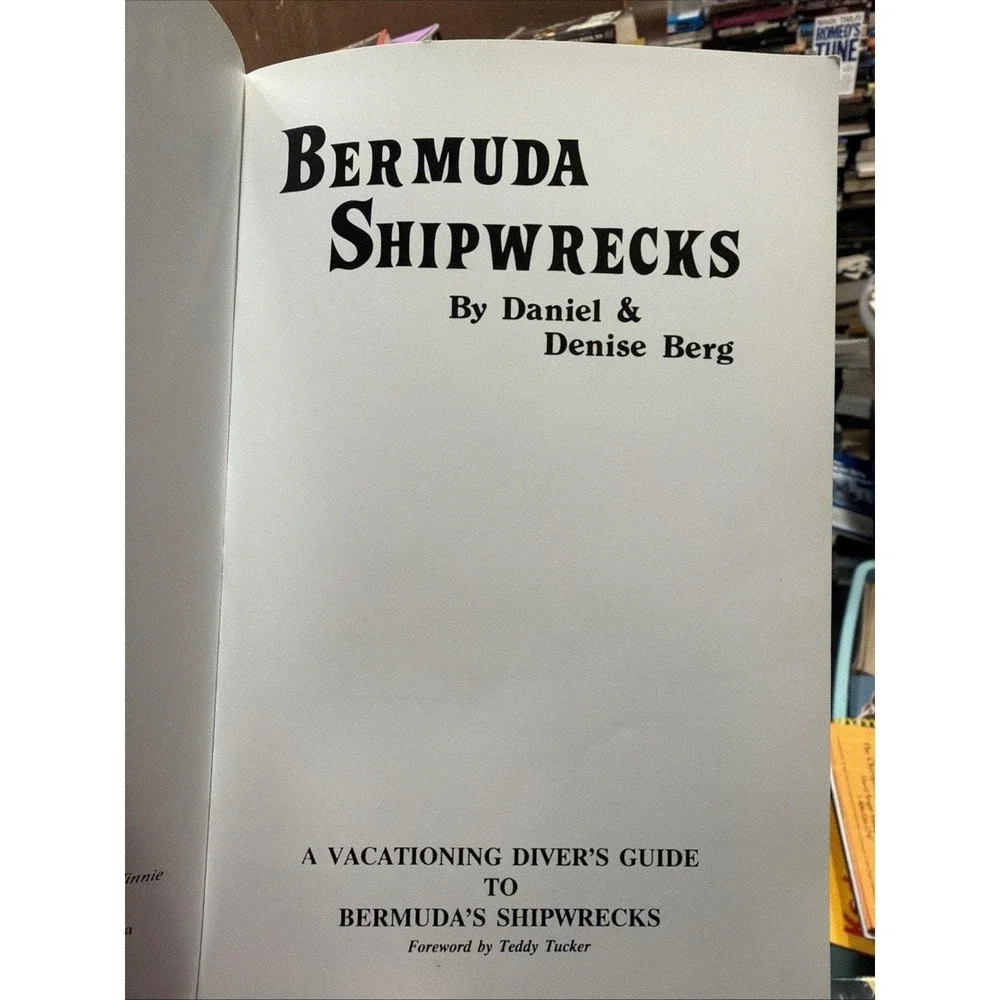 BERMUDA SHIPWRECKS Shipwreck Treasure Lost Ships Ship Reef Diving Dive Book